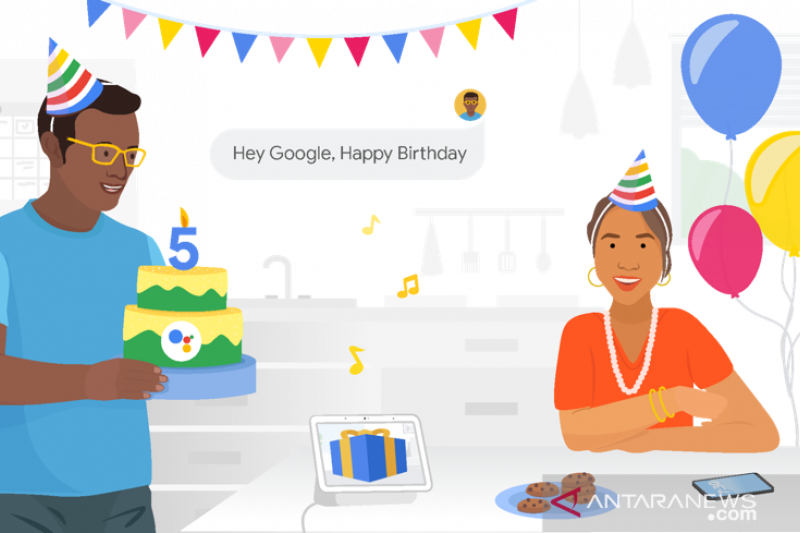 Google assistant 5 Anniversary