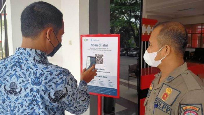 Masuk kantor dinas Bupati Lampung Selatan wajib pakai aplikasi PeduliLindungi