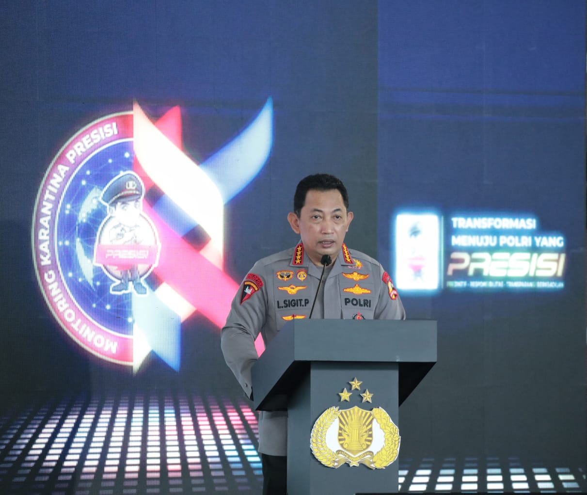 Kapolri Jendral Polisi Listyo Sigit Kunjungan Ke Lampung