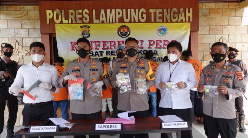 Sindikat Narkoba Lampung Utara ditangkap