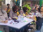 Polda Lampung pantau pelaksanaan vaksinasi Covid-19 di Unila