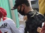 Pemkot Bandarlampung beri vaksin penguat kepada 100 pedagang takjil