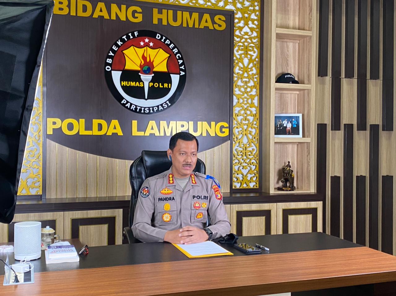 Kabid Humas Polda Lampung Kombes Zahwani Pandra Arsyad