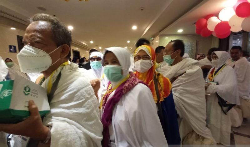 Sebanyak 240 kloter jamaah calon haji Indonesia sudah tiba di Mekkah