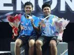 Pasangan Apri/Fadia Keluar Sebagai Juara Turnamen Malaysia Open 2022