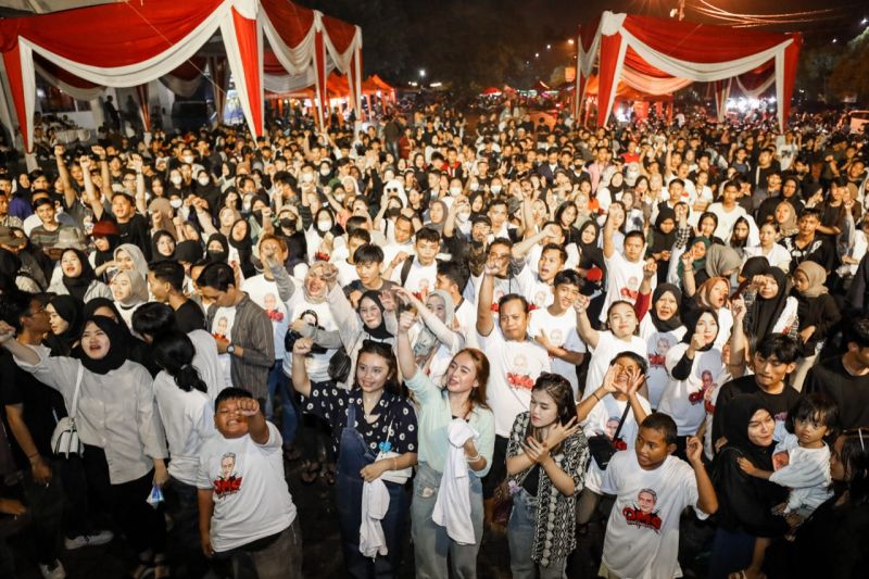 Ribuan Milenial Lampung Dukung Ganjar Pranowo Capres 2024