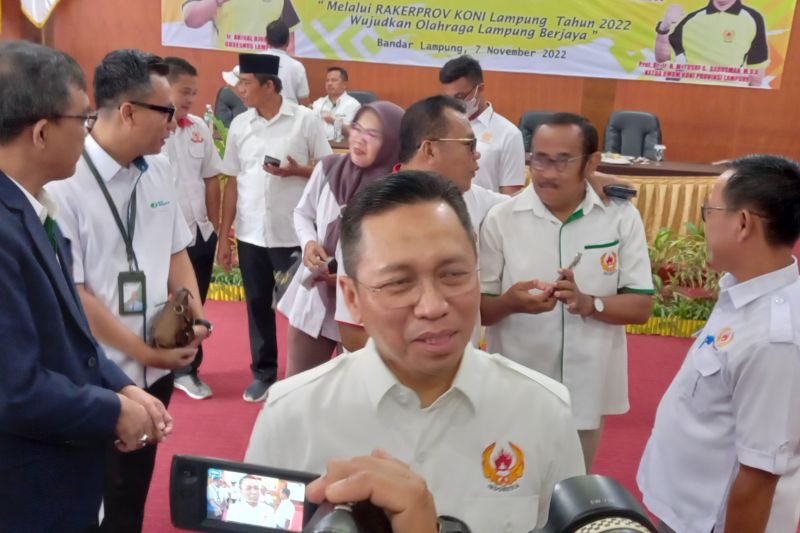 Ketua Umum KONI Lampung Sebut Porprov Siap Digelar