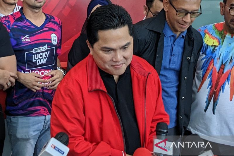 Menteri BUMN Erick Thohir Daftar Jadi Calon Ketum PSSI