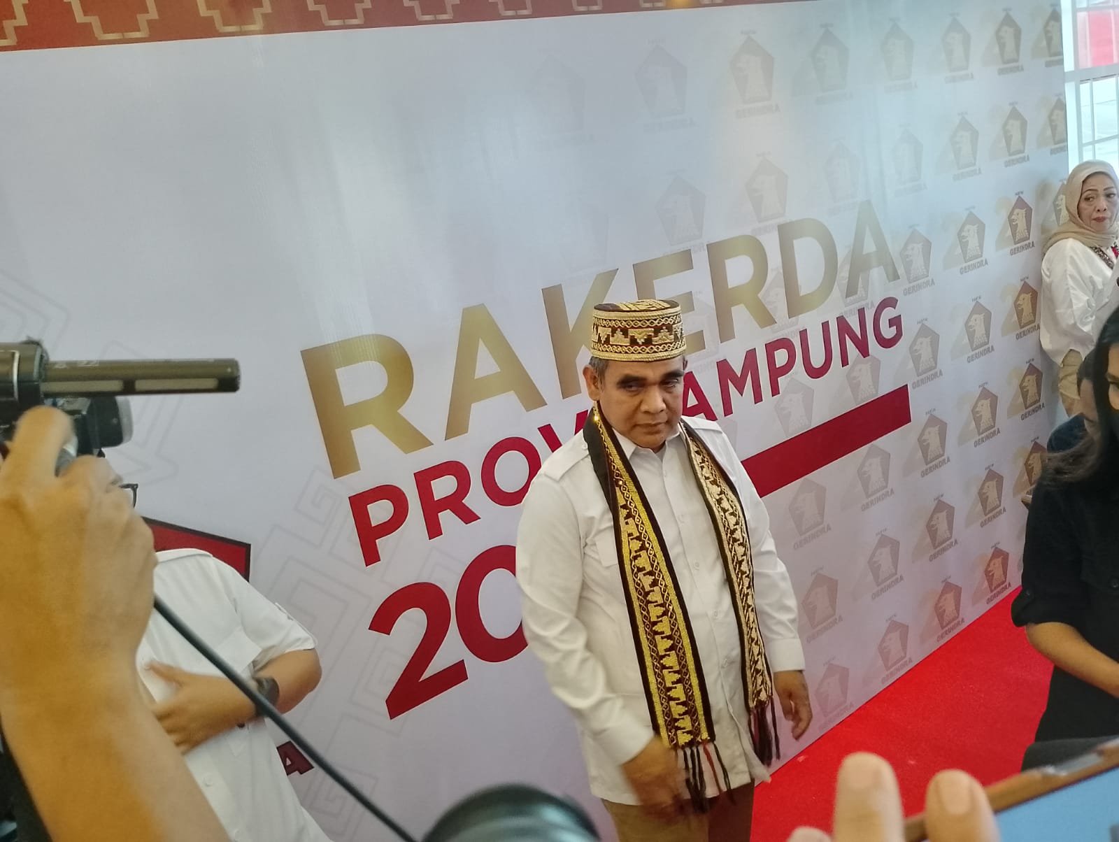 Sekretaris Jendral Gerindra Ahmad Muzani menegaskan Partai Gerindra solid untuk memenangkan Prabowo Subianto dalam pemilihan presiden di 2024.Senin (30/1/2023)
