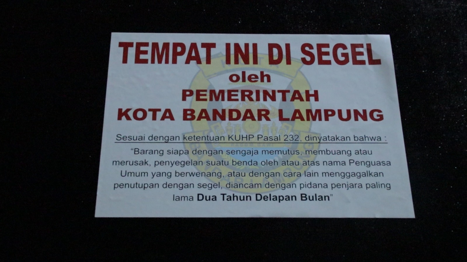 Pemkot Bandar Lampung "Warning" Pelaku Usaha Harus Bergerak Sesuai Izin