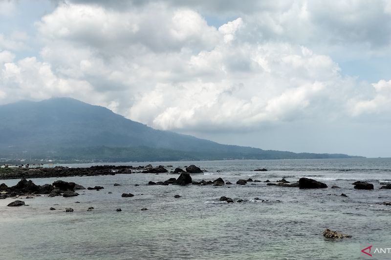 Lokasi diduga tempat munculnya buaya yang ada di pantai Lampung Selatan