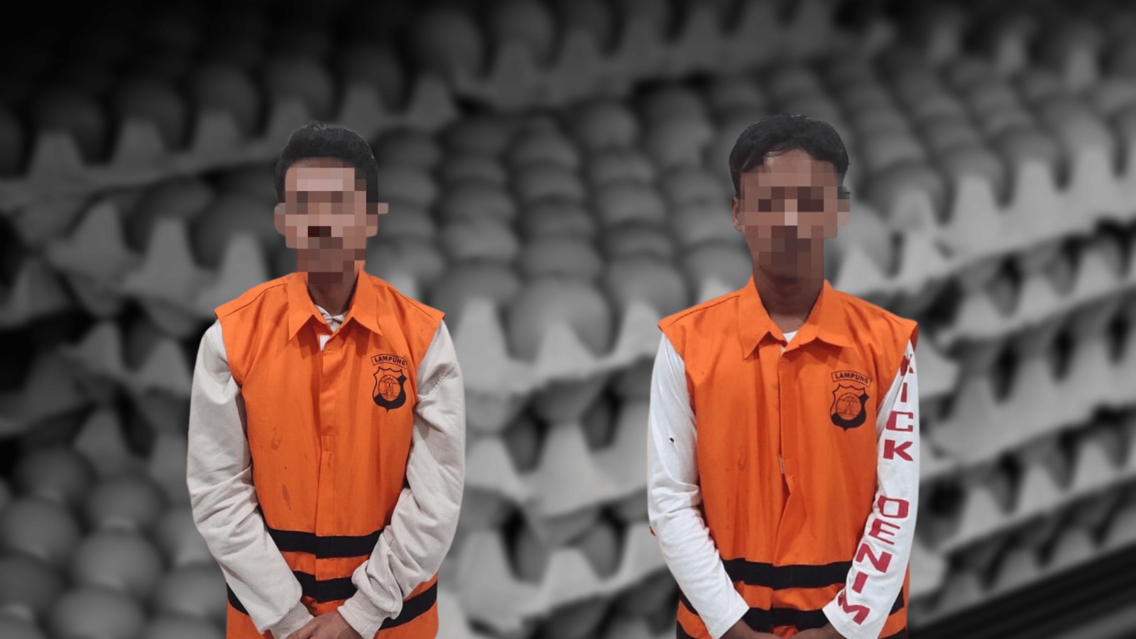 Dua orang pekerja harian lepas di PT Kalianda Farm Desa Tajimalela, Kecamatan Kalianda, Lampung Selatan, diamankan oleh tim Tekab 308 Polsek Kalianda karena kedapatan melakukan tindak pidana pencurian dengan pemberatan pada Selasa, 30 Mei 2023.