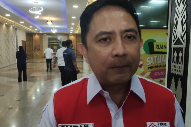 Kepala Dinas Pengelolaan Sumber Daya Air (PSDA) Provinsi Lampung Budhi Darmawan saat memberi keterangan.