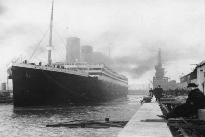 Ilustrasi - Foto kapal Titanic sebelum berlayar