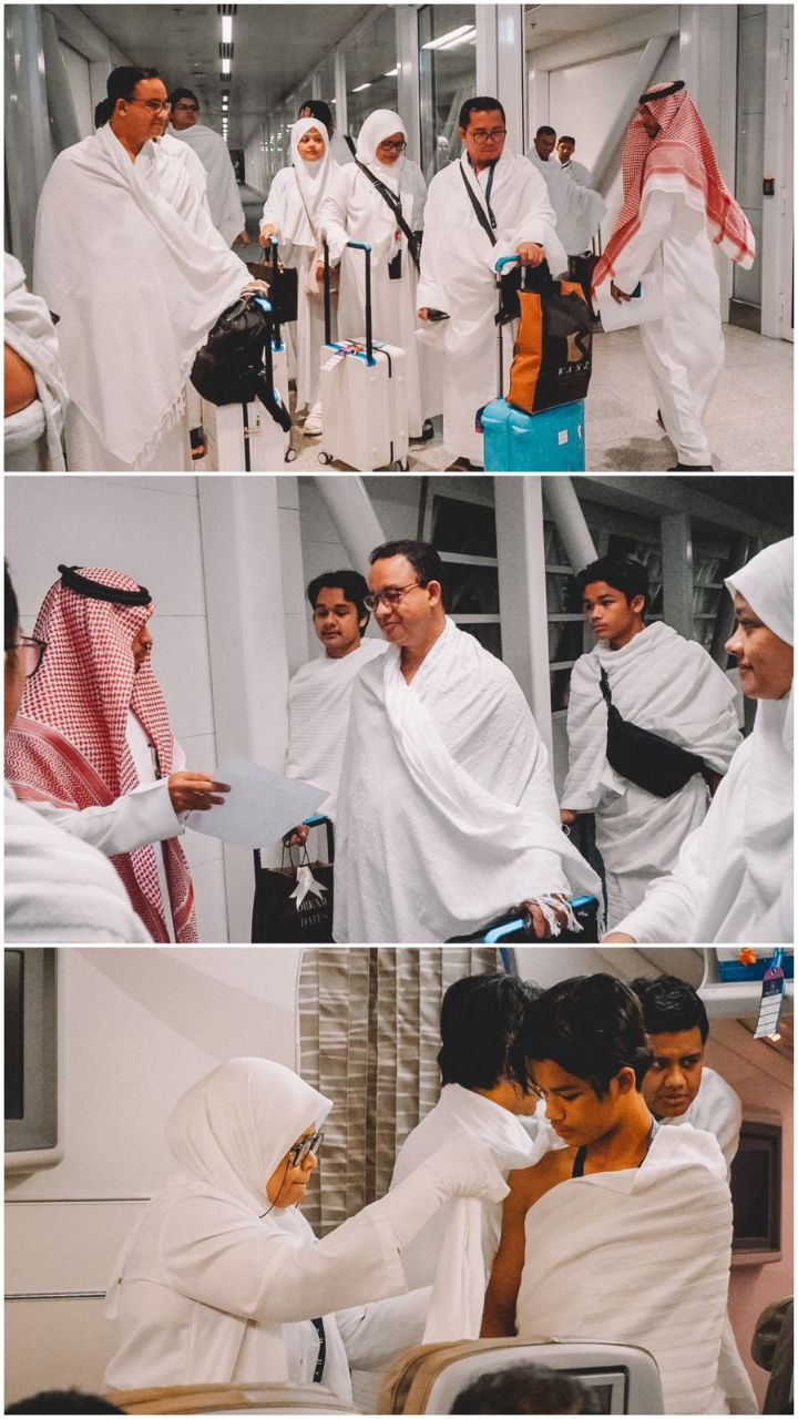 Tunaikan Ibadah Haji, Anies Baswedan Tiba di Bandara King Abdul Aziz Jeddah