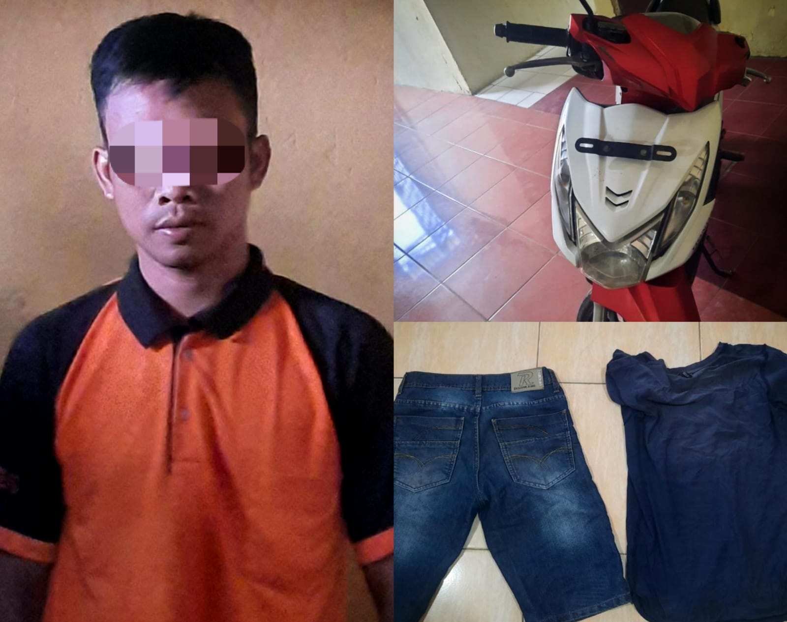 Maling Motor Warga di Lampung Tengah, Satu Diringkus Dua Orang Masih DPO