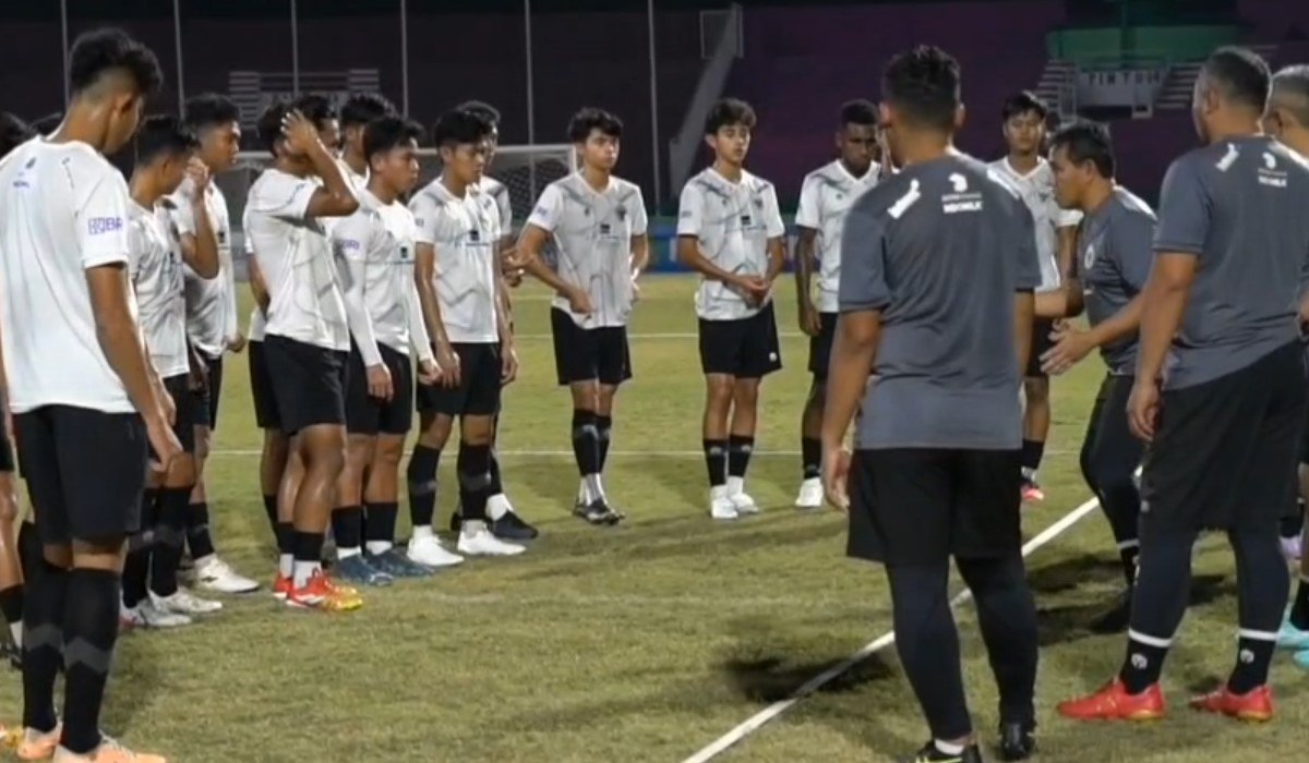 Timnas Indonesia berlatih untuk Piala Dunia U-17