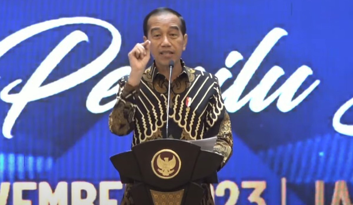 Jokowi Sebut Pemilu Kali Ini Sangat Besar dan Sangat Demokratis