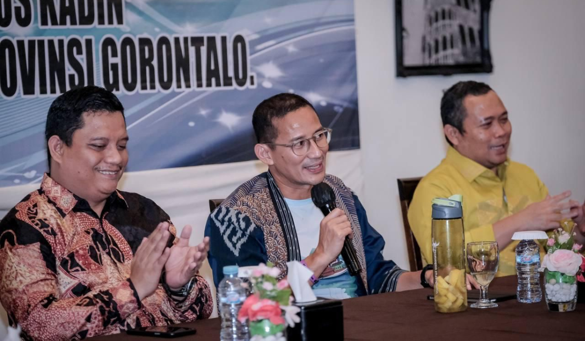 Kunjungi Gorontalo, Sandiaga Bicara Soal KEK Parekraf dan Wisata Religi