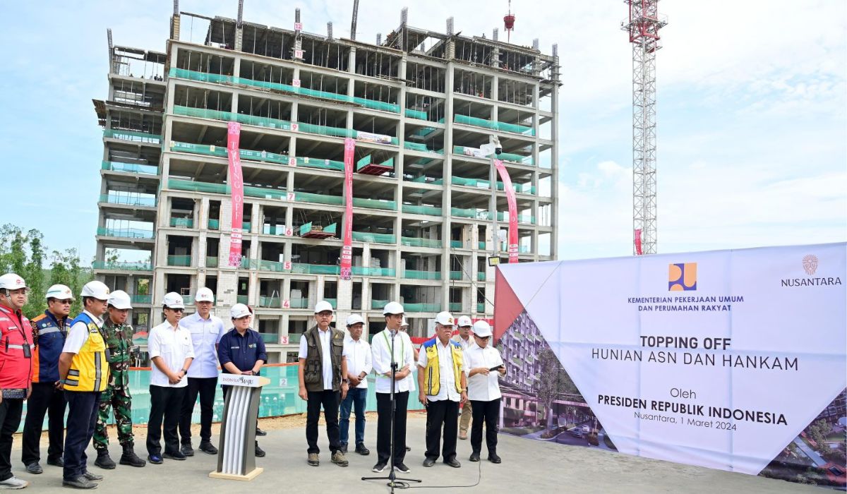 Resmikan 12 Tower Hunian ASN di IKN, Jokowi Pastikan Pembangunan Selesai Tepat Waktu