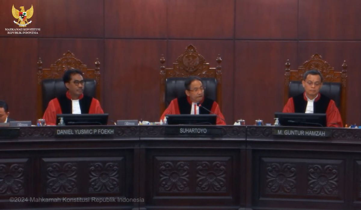 Hakim MK Sidang Gerindra