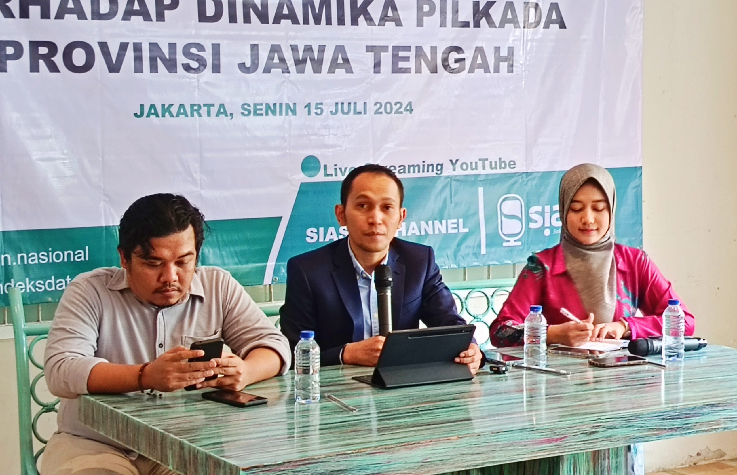 Direktur Eksekutif IDN Syifak Muhammad Yus dalam konferensi pers di Jakarta Selatan, pada Senin (15/07/2024).