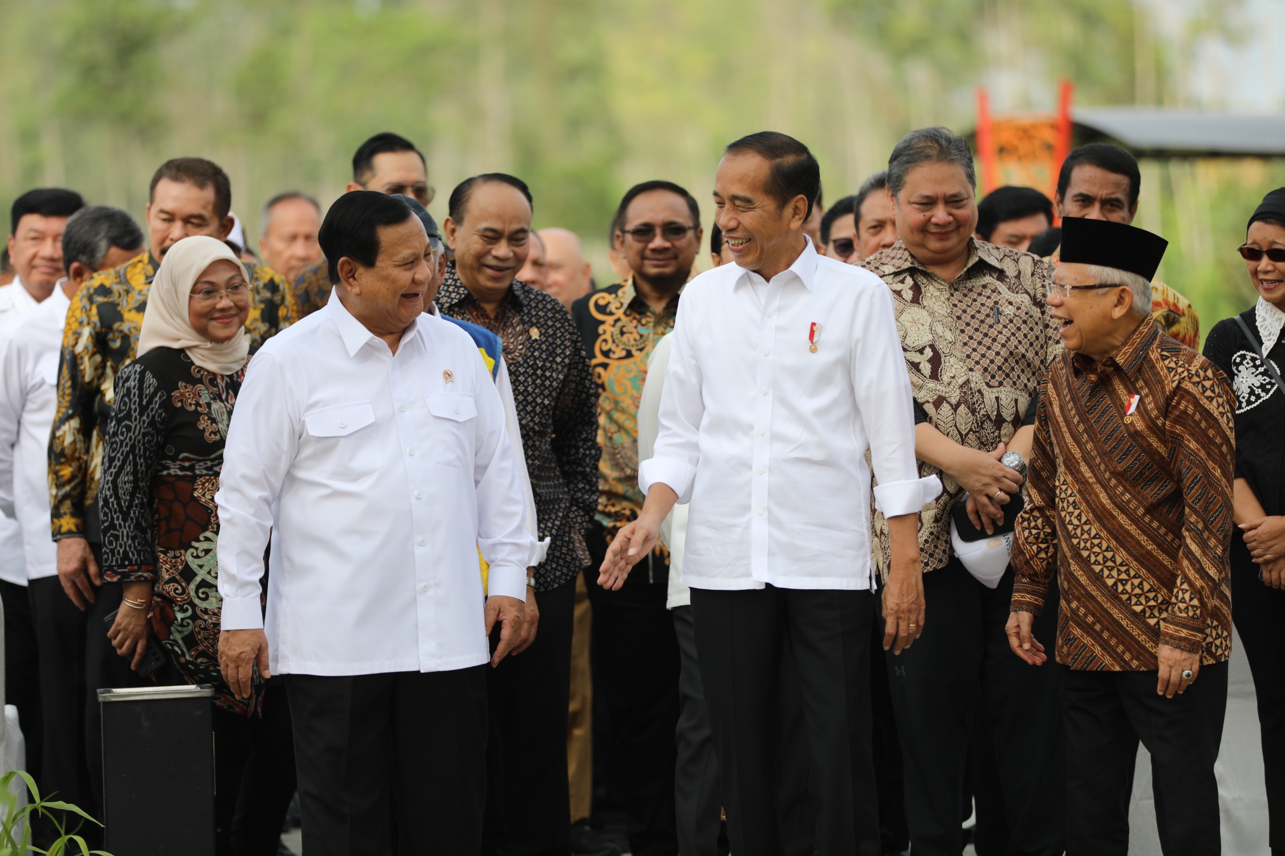 Prabowo Subianto dan Presiden Joko Widodo (Jokowi)