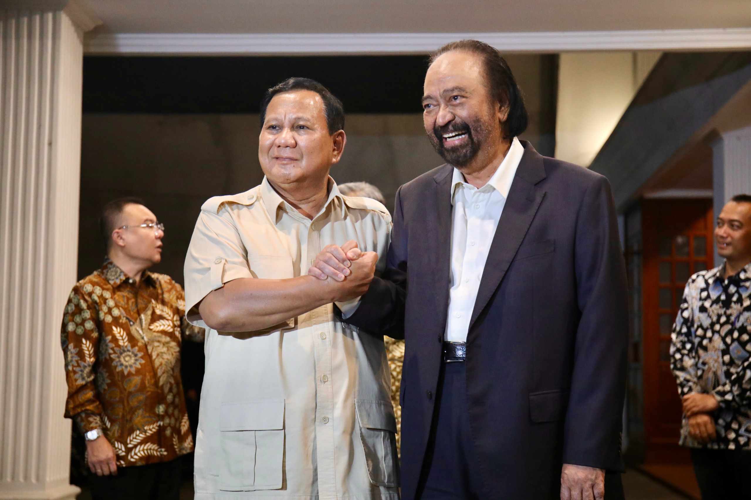 Prabowo Subianto dan Surya Paloh