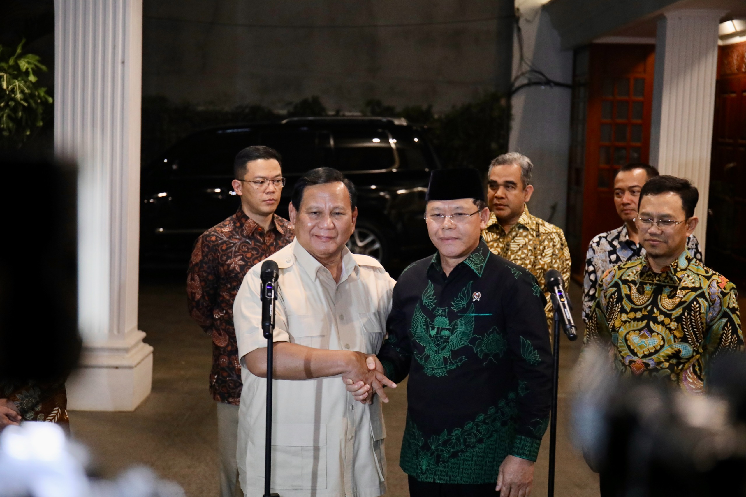 Prabowo Subianto dan Muhamad Mardiono